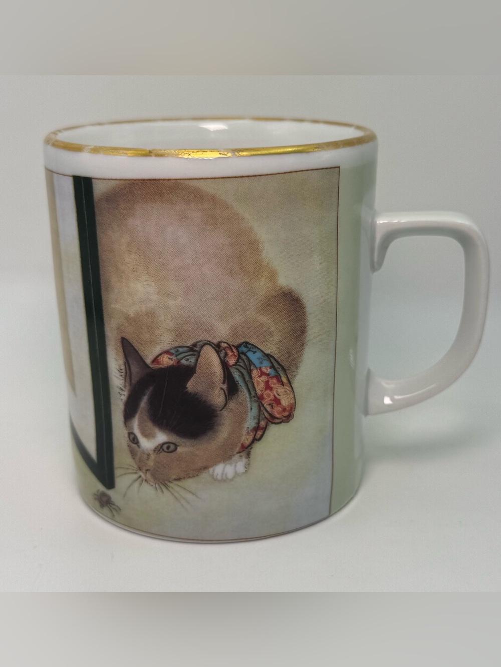 Metropolitan Museum of Art Cat and Spider Mug Toko Japanese Meiji Art Coffee Cup